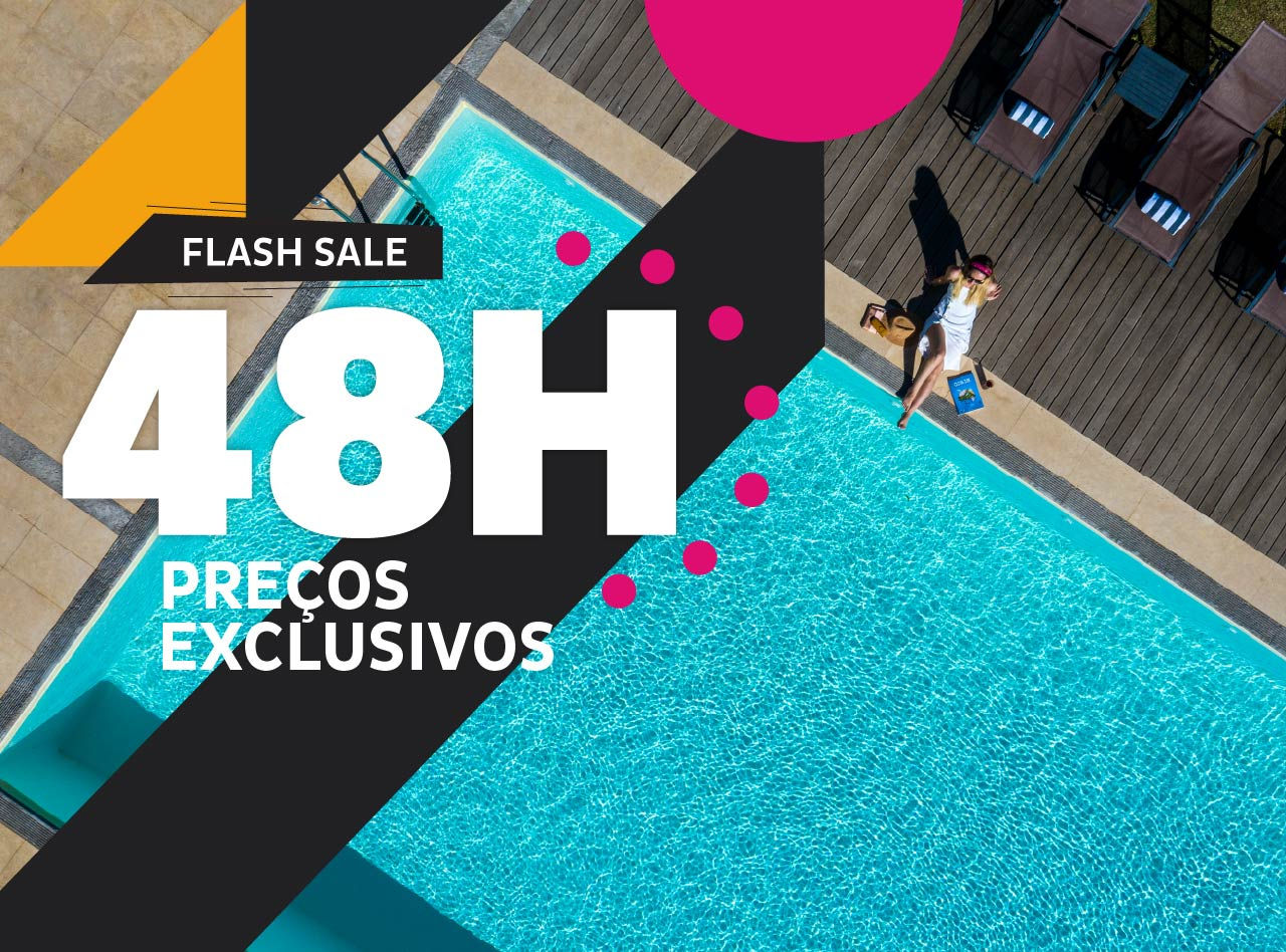 Flash Sale durante 48h em unidades selecionadas do Pestana Hotel Group, com descontos exclusivos a não perder