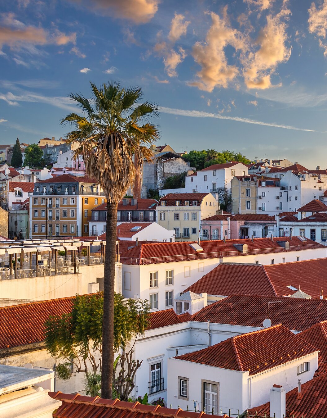La Pousada de Alfama est située dans le quartier historique de l’Alfama, à Lisbonne, sur l’une de ses sept collines.