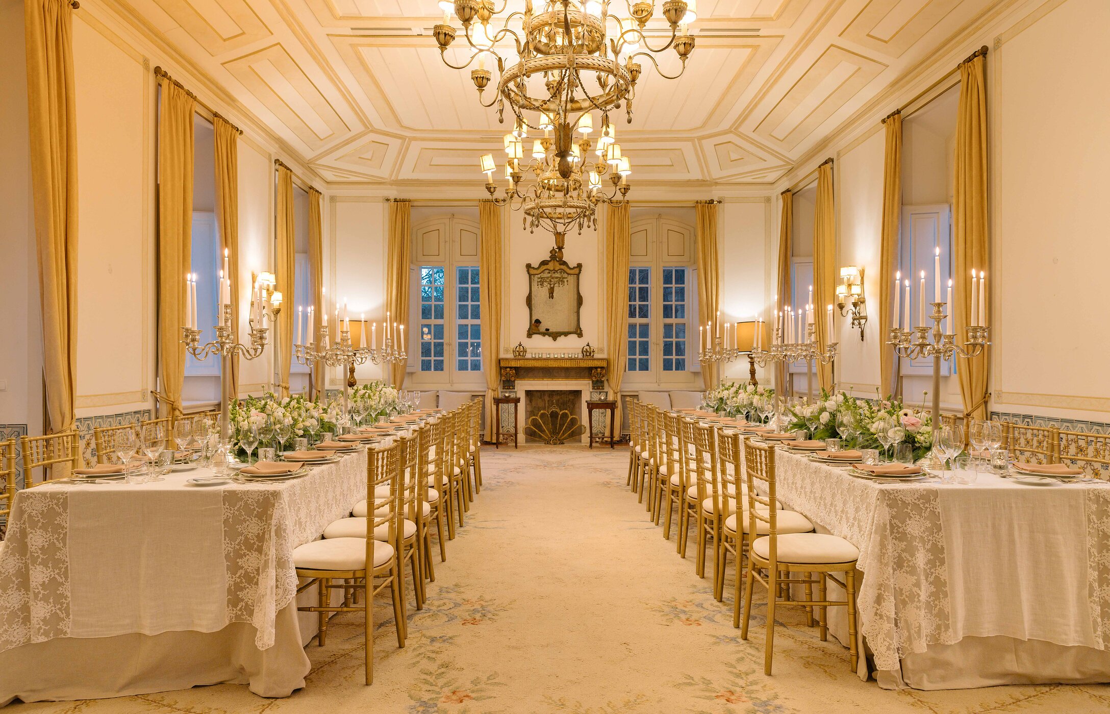 Descubra espaços para Casamentos e Eventos nas Pousadas de Portugal, em salas históricas com decoração requintada e especial