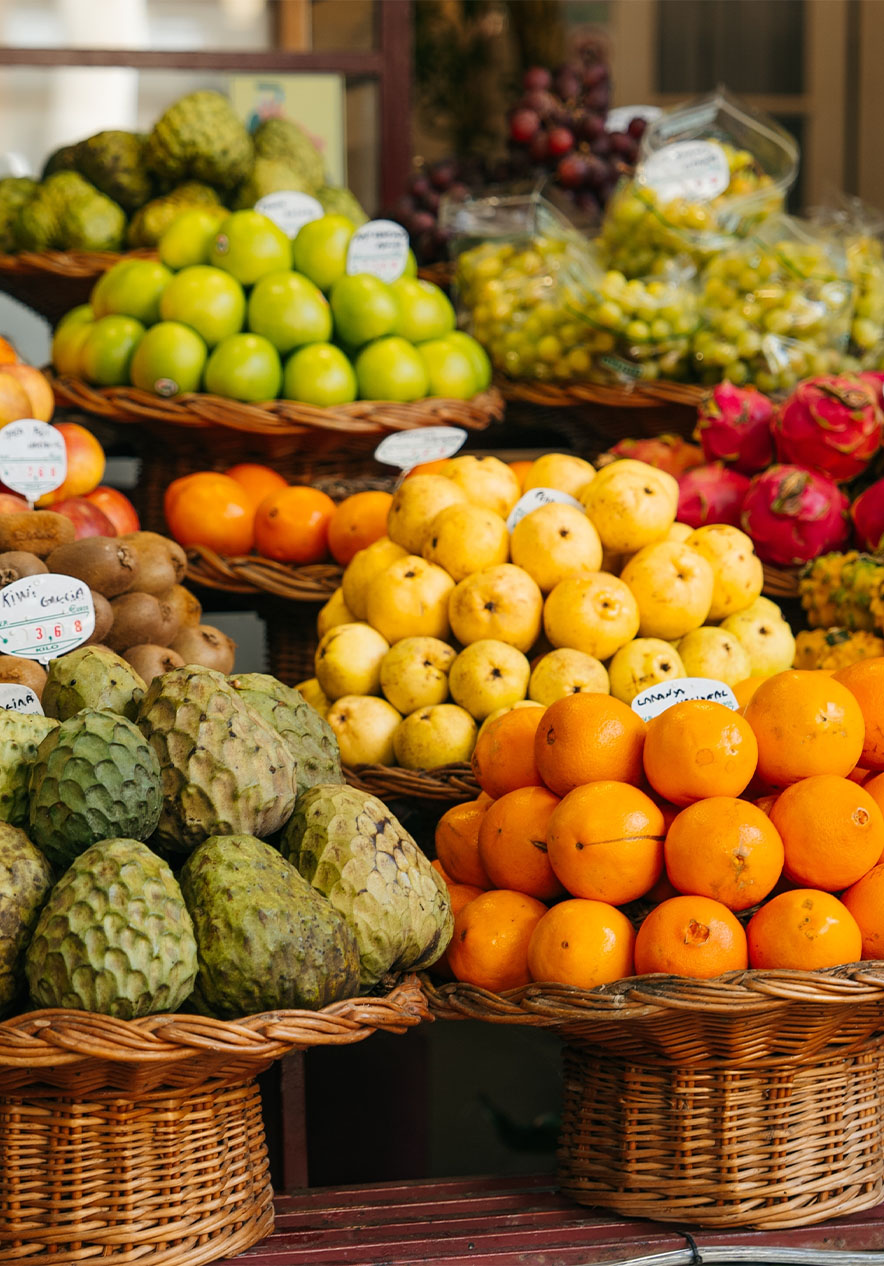 Stay at Pestana Churchill Bay and discover the Farmer's Market known for its colorful fruits