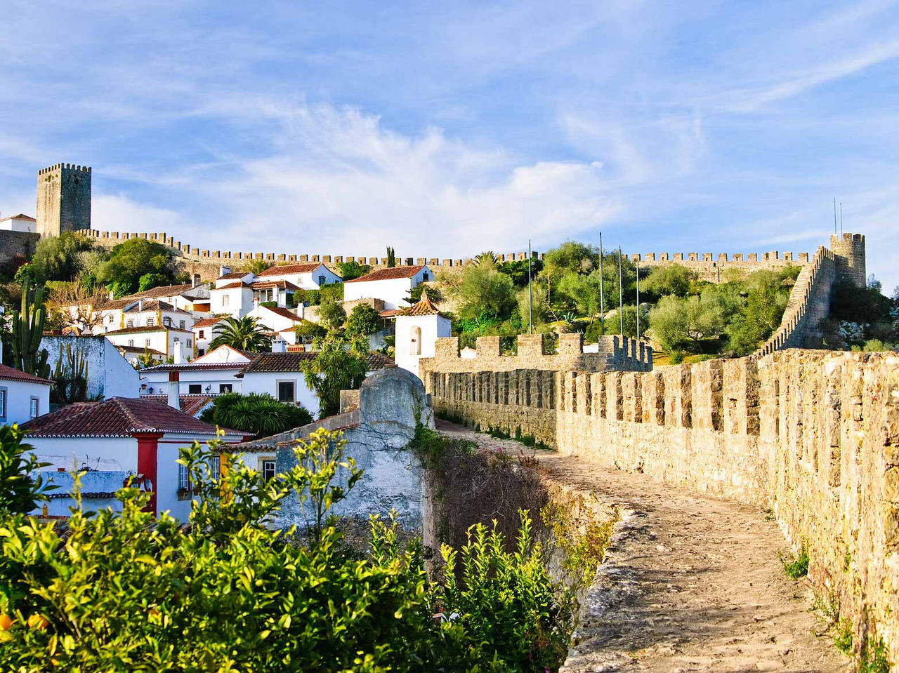 Verblijf in een Pousada in Óbidos, vlak bij het historische centrum en waardeer het unieke uitzicht